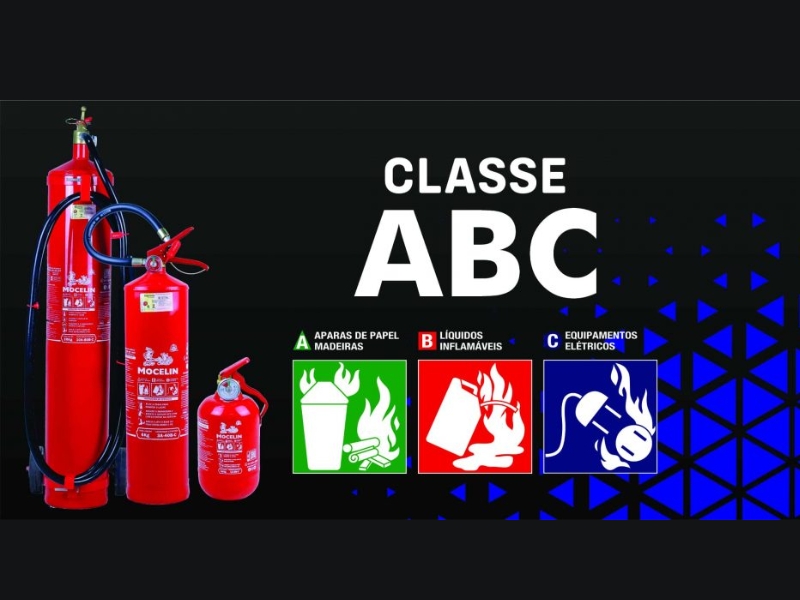 tipos de extintores classe ABC