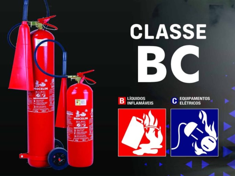 tipos de extintores outra classe