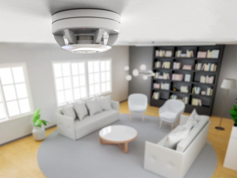 detector de fumaça e calor