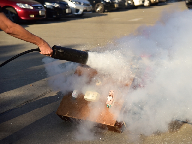 como usar extintor e importância