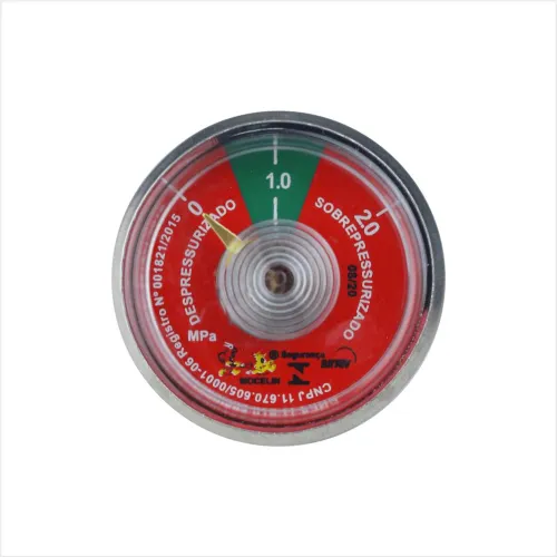 MANOMETRO INDICADOR DE PRESSAO 1.0 MPA BASE ACO INOX - MOCELIN
