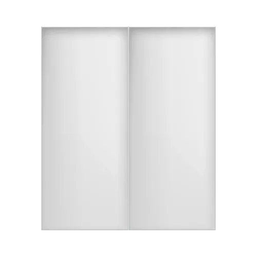 PORTA CORTA FOGO P90 DUPLA BRANCA - PINTURA ELETROSTATICA
