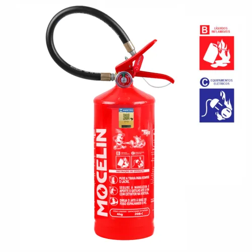 EXTINTOR INDUSTRIAL PQS 4KG BC