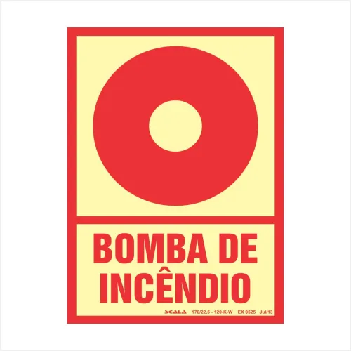 PLACA BOMBA INCENDIO - EX 0525 E3