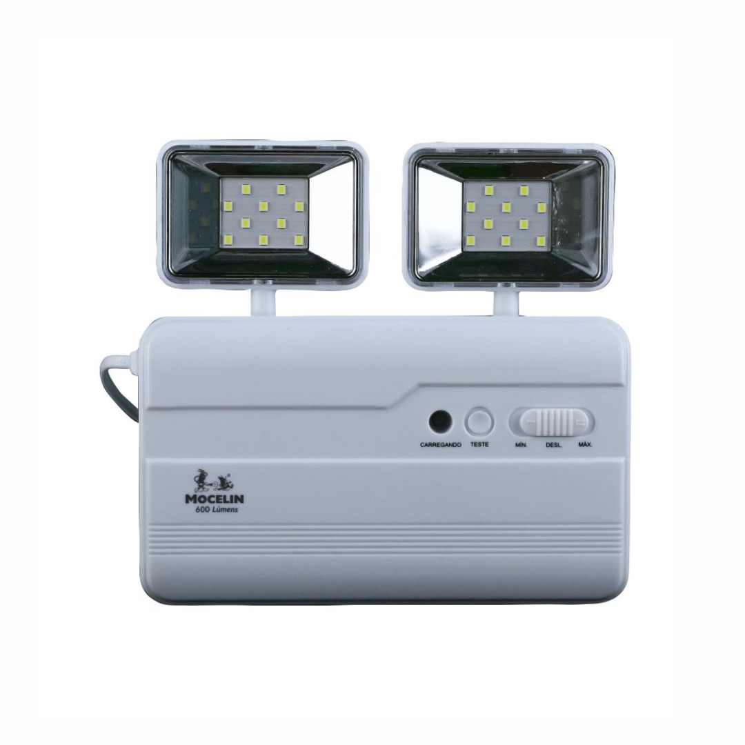 LUMINARIA BLOCO FAROLETE LED 600 LUMENS MOCELIN