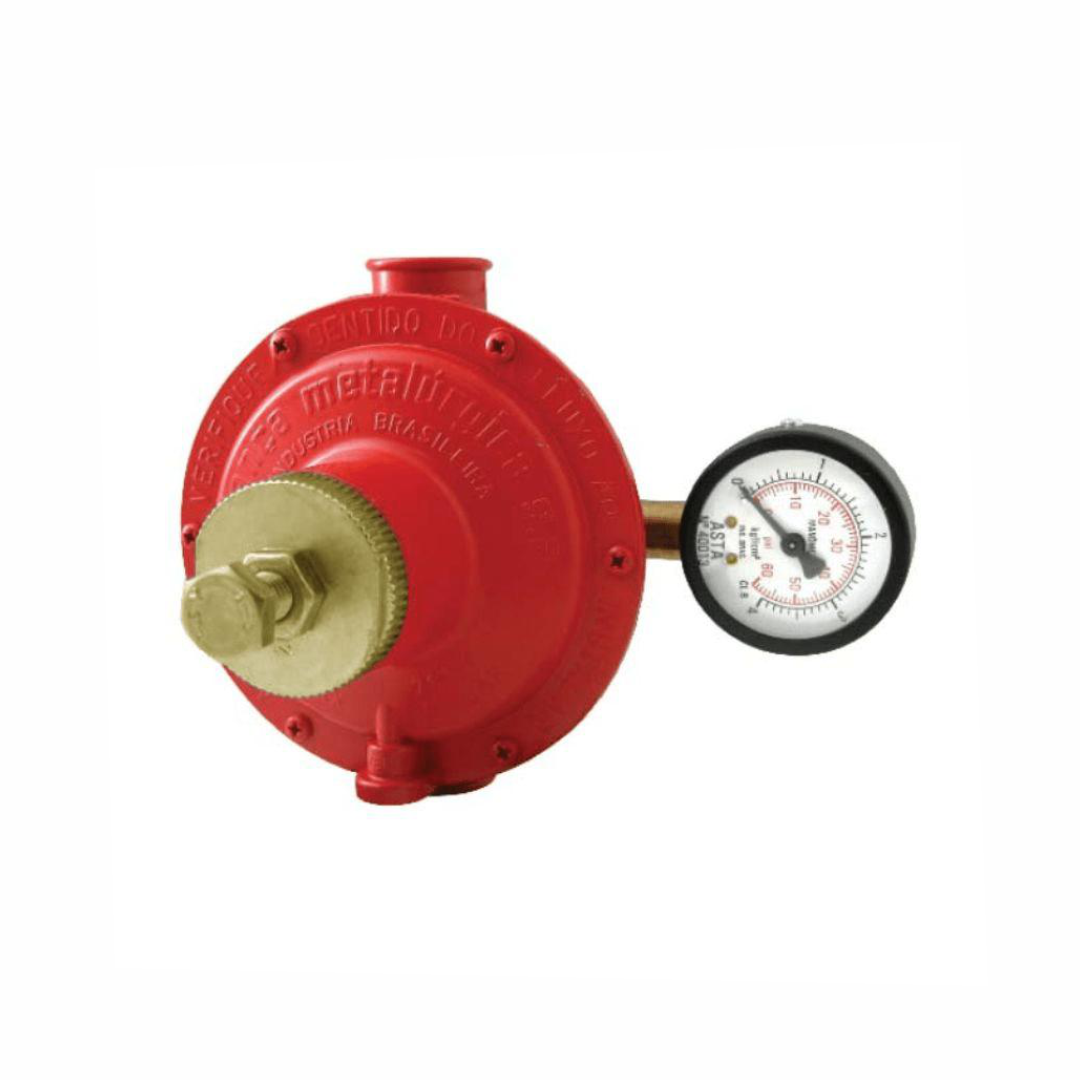 REGULADOR DE GAS 30KG/H - PRIMEIRO ESTAGIO - C/MANOMETRO