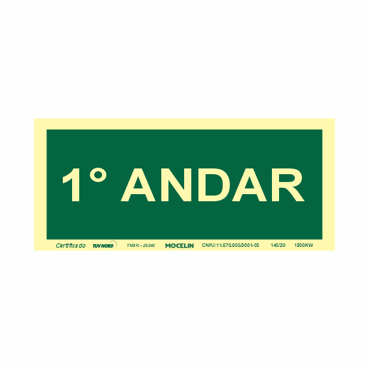 PLACA 1 ANDAR - S17 1