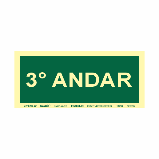 PLACA 3 ANDAR - S17 3