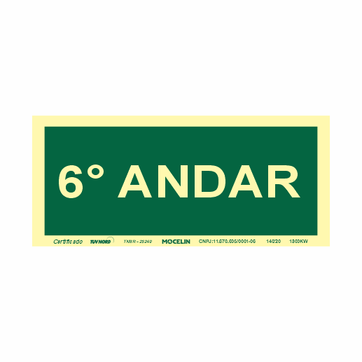 PLACA 6 ANDAR - S17 6