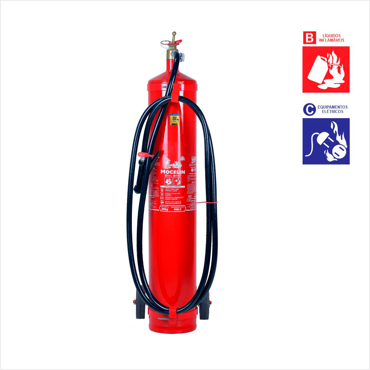 EXTINTOR INDUSTRIAL PQS 20KG BC