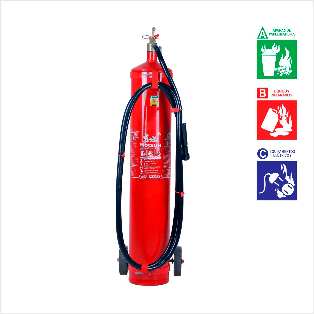 EXTINTOR INDUSTRIAL PQS 20KG ABC
