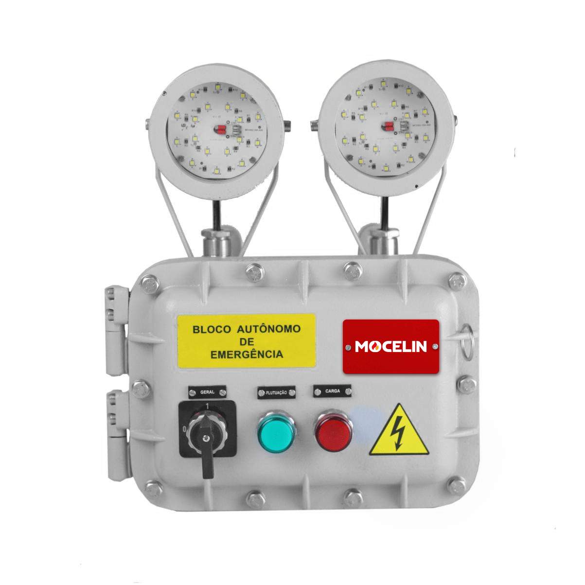 LUMINARIA BLOCO FAROLETE LED 2000 LUMENS - ANTI EXPLOSAO