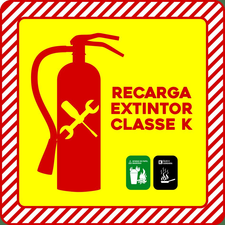 RECARGA EXTINTOR CLASSE K 