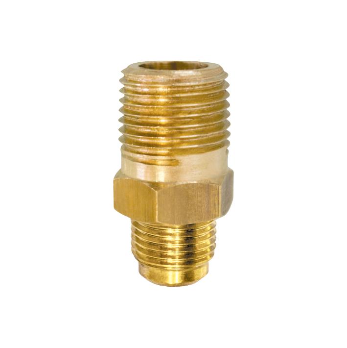 NIPLE COM REDUCAO ENCAIXE CONICO - 1/2  NPT  X 3/8  SAE