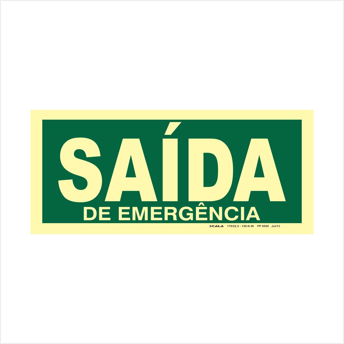 PLACA FOTOLUMINESCENTE - PP 0550